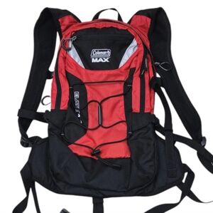 Coleman Max Elate 14L Red & Black Hydration Hiking Backpack Execellent